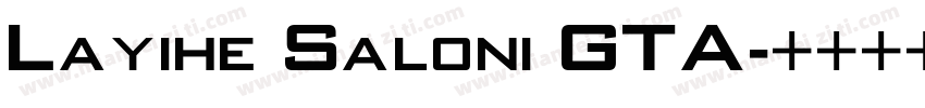 Layihe Saloni GTA字体转换